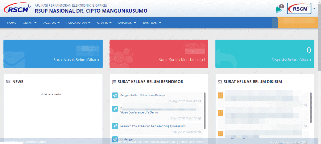 Ews Rscm e-Office Sebagai Solusi Masalah Persuratan di RSCM