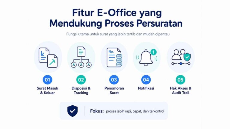 Fitur E-Office yang Mendukung Proses Persuratan