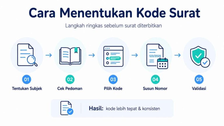 Cara Menentukan Kode Surat