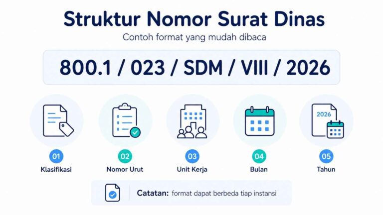Struktur Nomor Surat Dinas