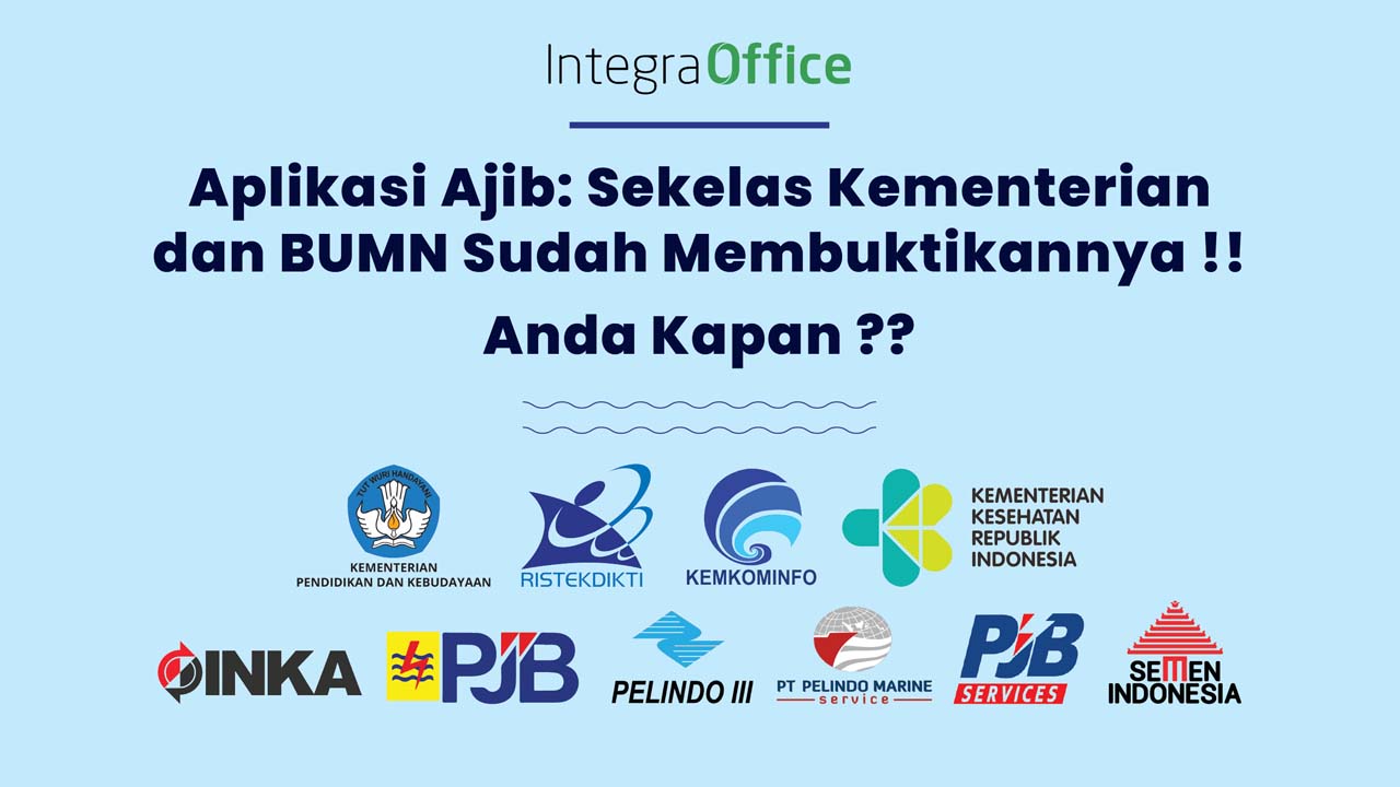 Aplikasi Ajaib : Sekelas Kementerian dan BUMN sudah membuktikannya !! Anda kapan ??