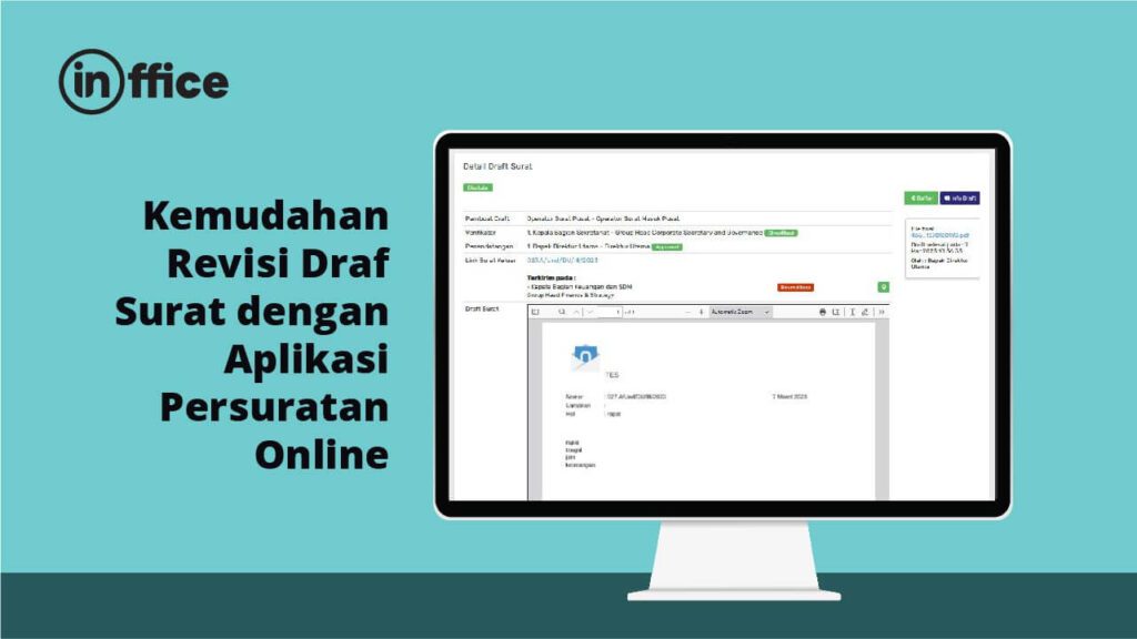 Kemudahan Revisi Draf Surat dengan Aplikasi Persuratan Online