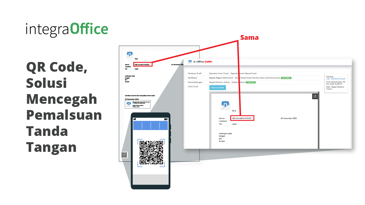QR Code, Solusi Mencegah Pemalsuan Tanda Tangan