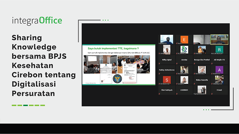 Sharing Knowledge bersama BPJS Cirebon tentang Digitalisasi Persuratan