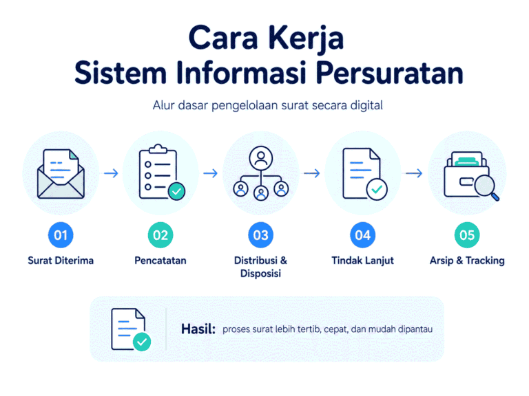 Cara Kerja Sistem Informasi Persuratan
