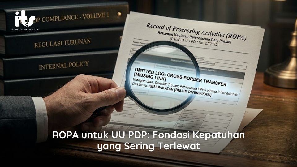 ROPA untuk UU PDP Fondasi Kepatuhan yang Sering Terlewat