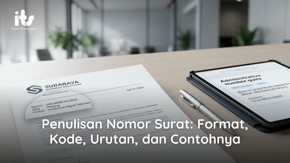 Penulisan Nomor Surat_ Format, Kode, Urutan, dan Contohnya