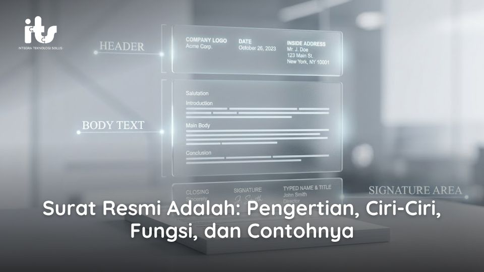 Surat Resmi Adalah_ Pengertian, Ciri-Ciri, Fungsi, dan Contohnya