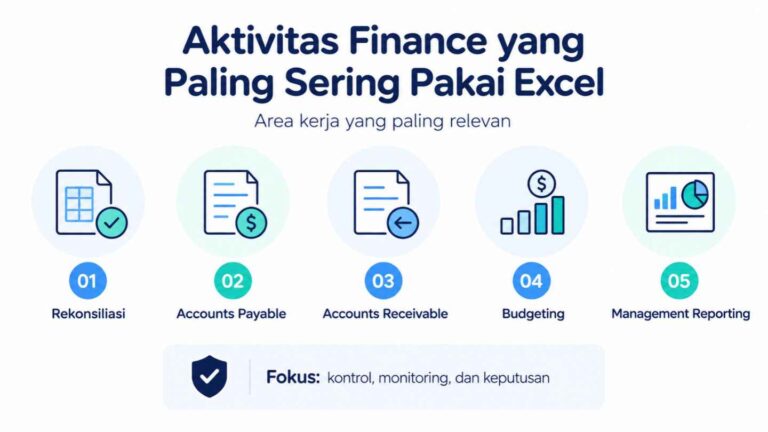Aktivitas Finance yang Paling Sering Pakai Excel