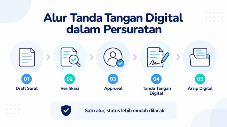 Alur Tanda Tangan Digital dalam Persuratan