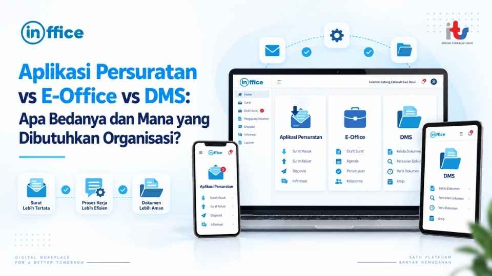 Aplikasi Persuratan vs E-Office vs DMS Apa Bedanya dan Mana yang Dibutuhkan Organisasi