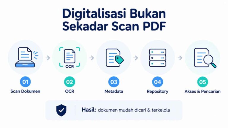 Digitalisasi Bukan Sekadar Scan PDF