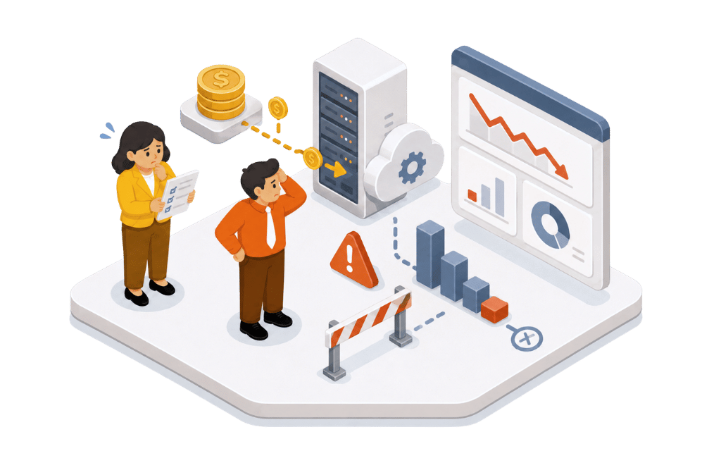 Ketidakmampuan Mengoptimalkan Investasi IT