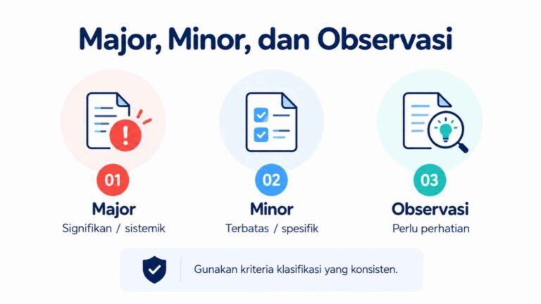Major, Minor, dan Observasi