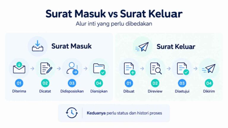 Surat Masuk vs Surat Keluar