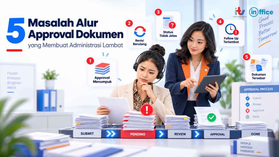 5 Masalah Alur Approval Dokumen yang Membuat Administrasi Lambat