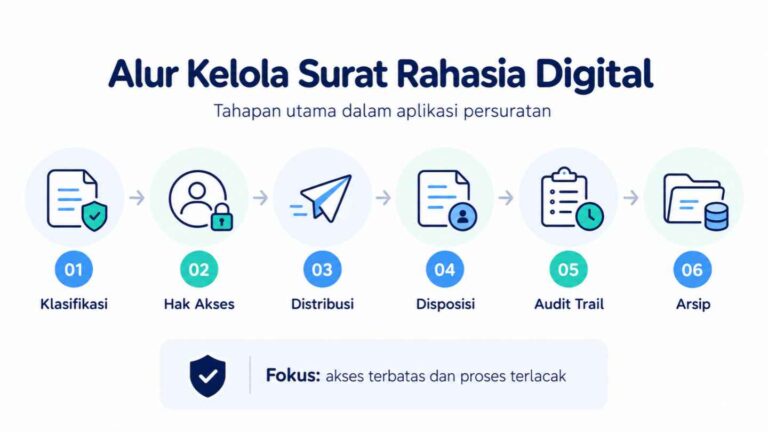 Alur Kelola Surat Rahasia Digital