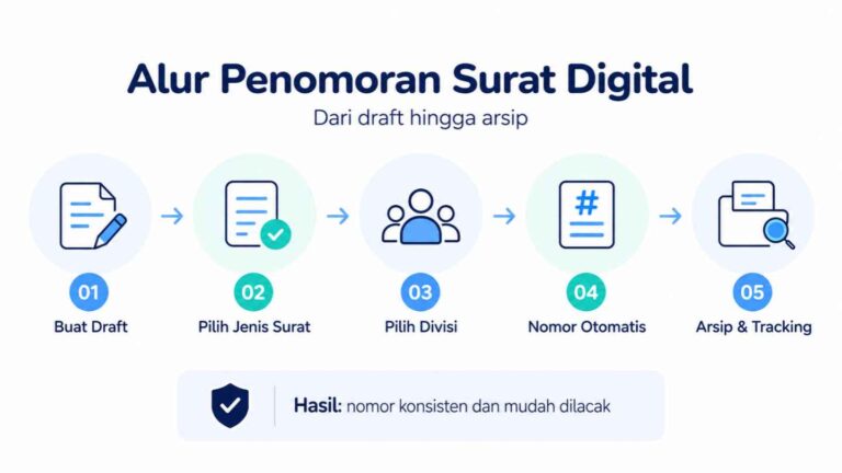 Alur Penomoran Surat Digital