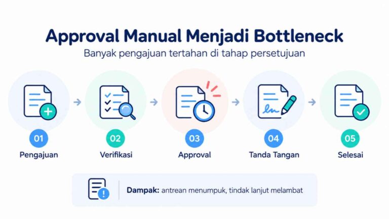 Approval Manual Menjadi Bottleneck