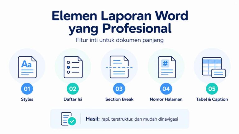 Elemen Laporan Word yang Profesional