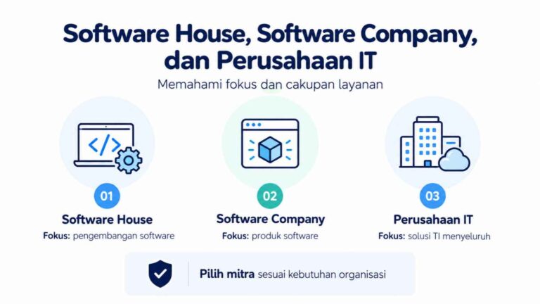 Software House, Software Company, dan Perusahaan IT