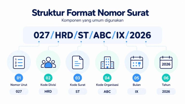 Struktur Format Nomor Surat