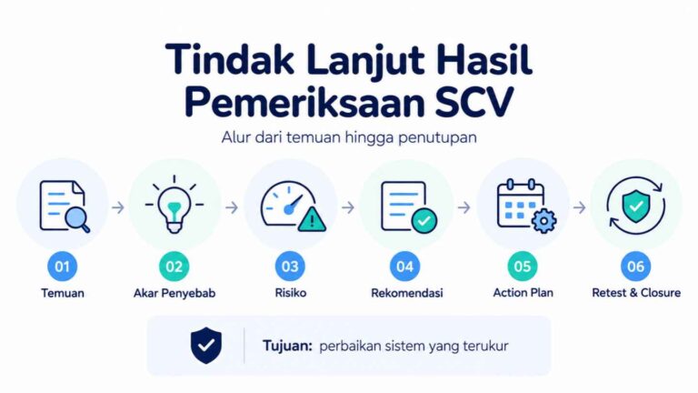 Tindak Lanjut Hasil Pemeriksaan SCV
