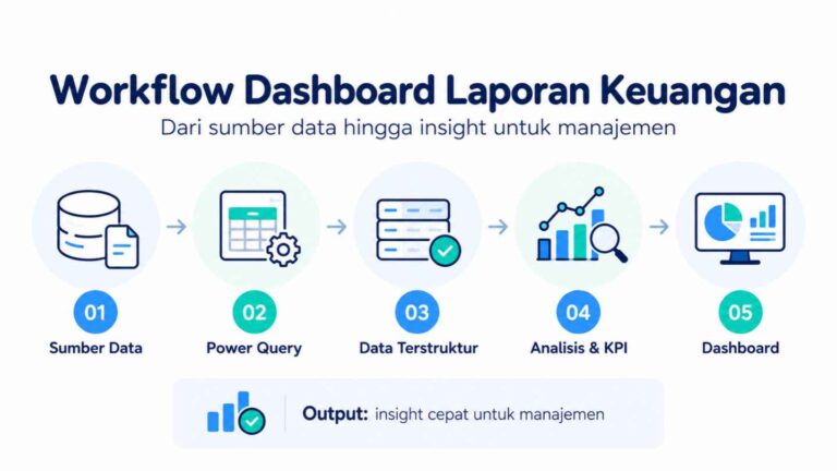 Workflow Dashboard Laporan Keuangan